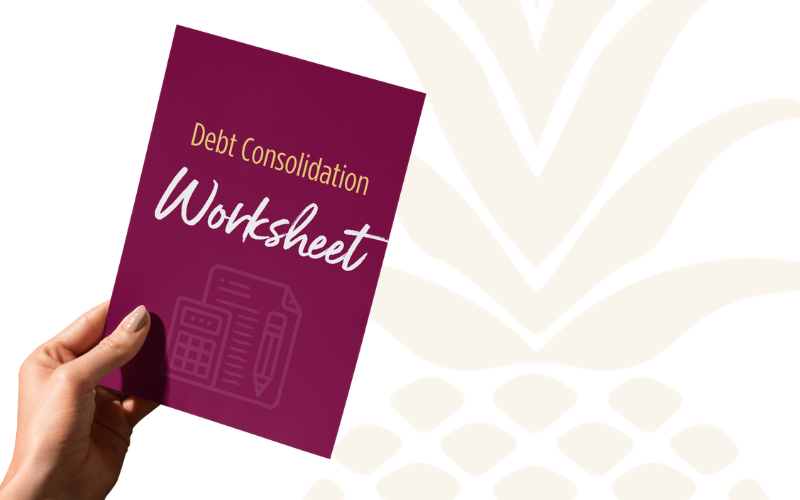 Debt Consolidation Worksheet